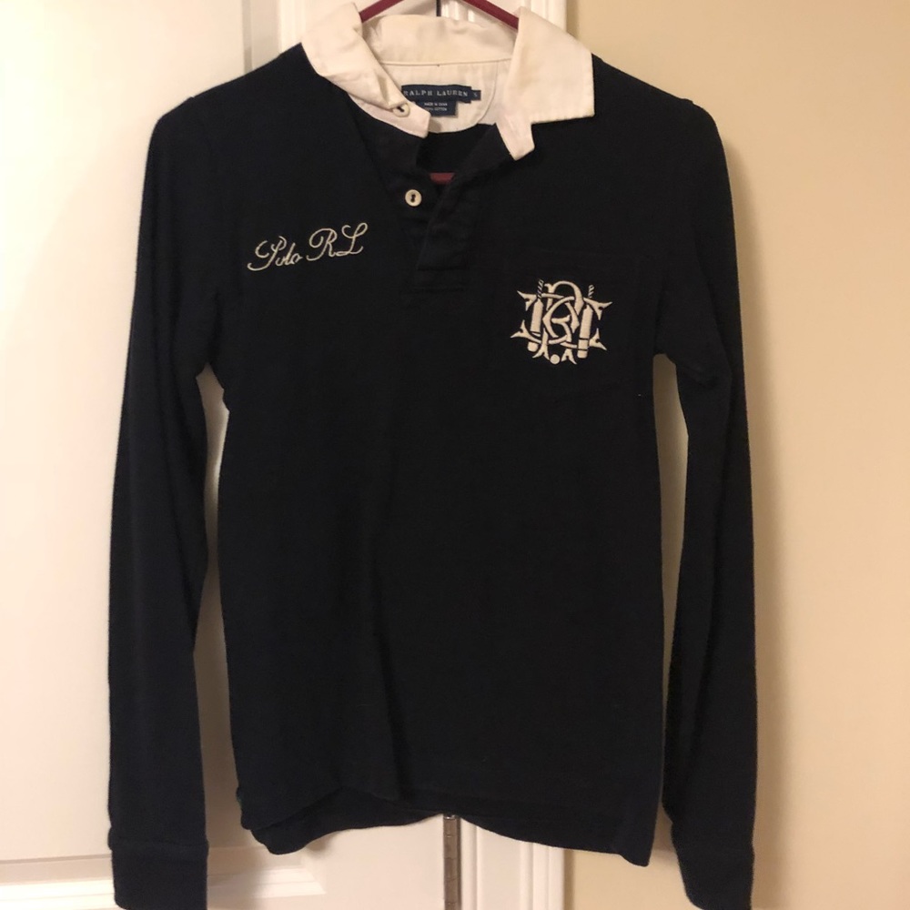 Ralph Lauren long sleeve polo, Size S